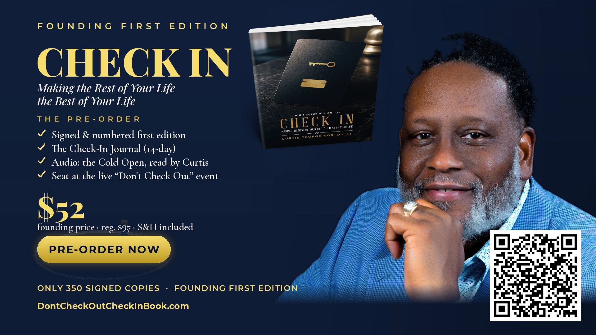 Don't Check Out Check In Book Promo Curtis George 
